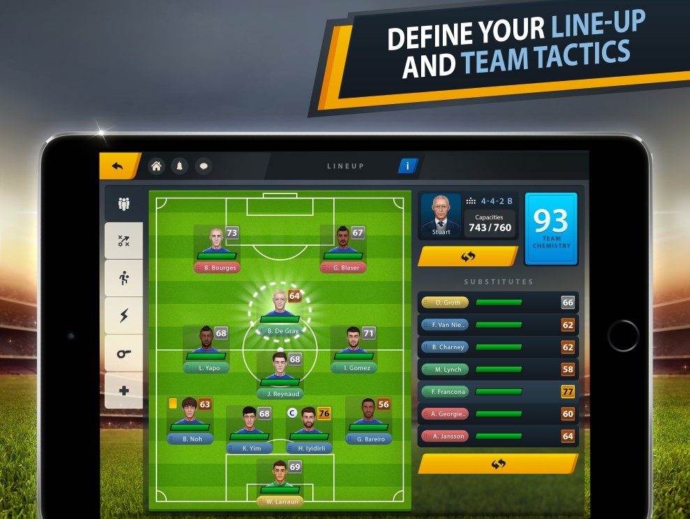 Jogue OSM Treinadores de Futebol Online, um jogo de Futebol
